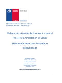 Elaboración y Gestión de documentos para el Proceso de elaboraci