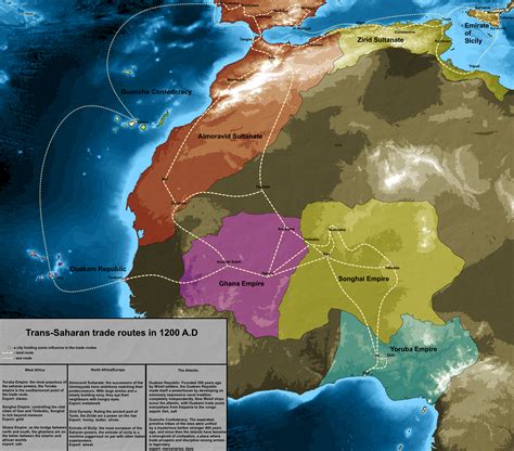 trans-saharan trade routes in a world where african powers are much