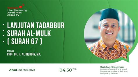 LIVE USTADZ DR ABDUL KADER AL HABSYI MA HAKIKAT ILMU ADALAH