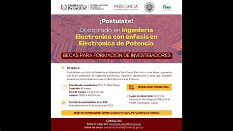 Webinar Doctorado en Ingeniería Electrónica con Énfasis en Electrónica