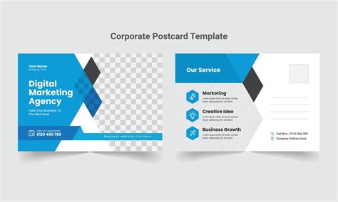 Corporate Business Postcard Template 17013652 Vector Art at Vecteezy