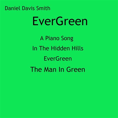 Evergreen Ep Album By Daniel Davis Smith Apple Music