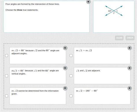 FREE Four Angles Are Formed By The Intersection Of These Lines