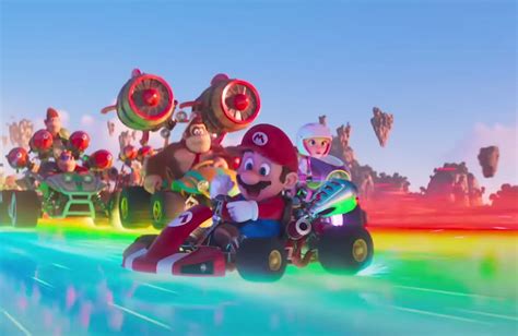 Super Mario Bros. Movie Trailer Teases Donkey Kong, Rainbow Road