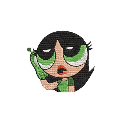 Buttercup Powerpuff Girls Embroidery Design File Pes 4x4 PES Etsy