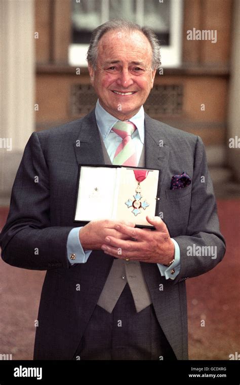 Veteran Broadcaster And Charity Supporter David Jacobs With His Cbe