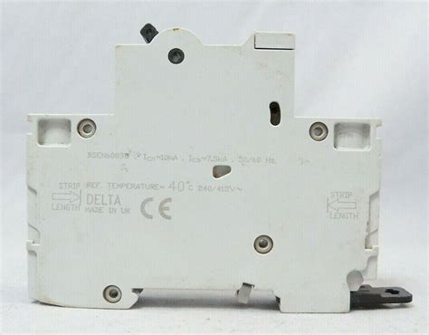 MEM Memshield 2 6A Type C Single Pole MCB C6 MCH106 Light And Power