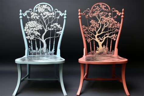 Premium AI Image Revamp Your Space With DIY Chair Painting Techniques