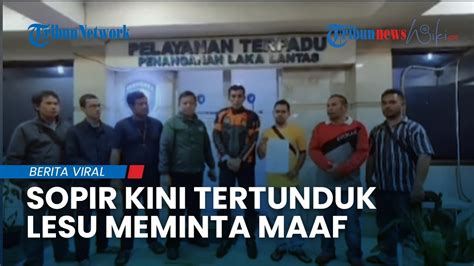 Tampang Sopir Arogan Yang Tabrak Petugas Dishub Hingga Nempel Di Kap