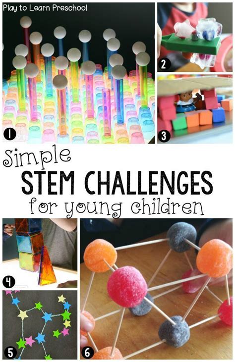 10 Fun Stem Challenges For Preschoolers Stem Activities Preschool