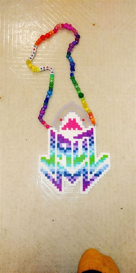 Jauz Perler Shark Squad Lucky Rave Kandi Perler Perler Beads Designs Perler Bead Patterns