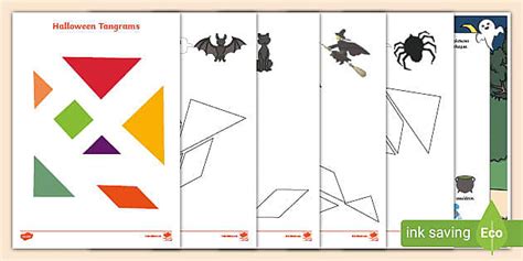 Halloween Tangrams Activity L Enseignant A Fait