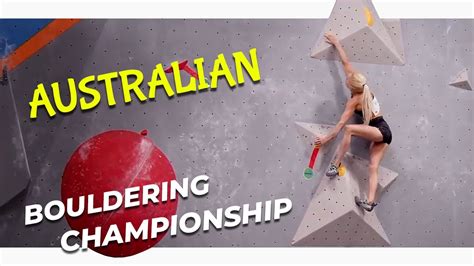 Australian Bouldering Championship 2022 - YouTube