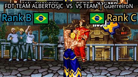 Real Bout Fatal Fury FDT TEAM ALBERTOSJC BR Rank B Vs VS TEAM