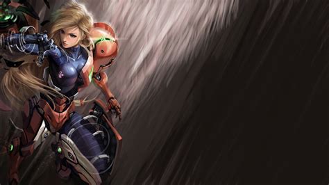 Wallpaper Video Games Fantasy Art Anime Metroid Samus Aran Power