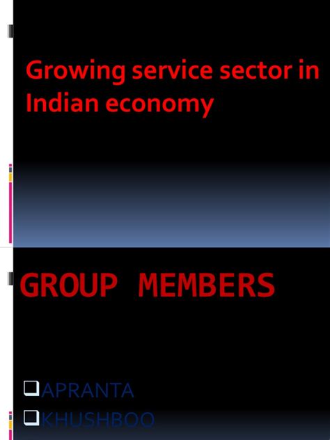 PDF Growing Service Sector In Indian Economy DOKUMEN TIPS