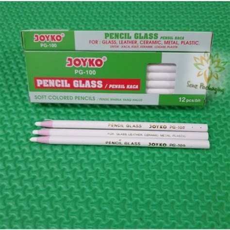 Jual Pensil Glass Joyko Pg100 Pensil Kaca Putih Pencil Kaca Joyko Putih