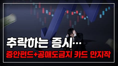 추락하는 증시‘증안펀드공매도 금지 카드 만지작 Youtube