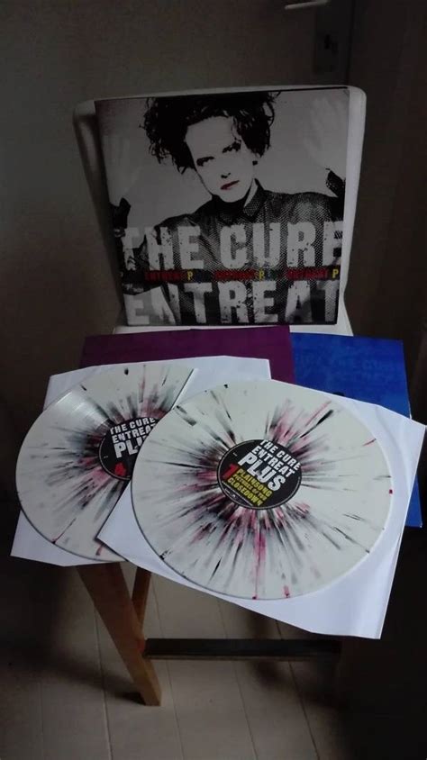 The Cure Limited Marbled Vinyl Lp Entreat Plus Sold In