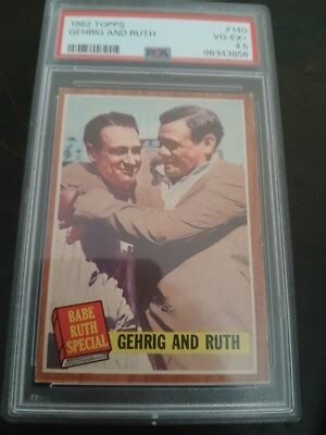 Topps Babe Ruth Special Babe Ruth Lou Gehrig Ebay