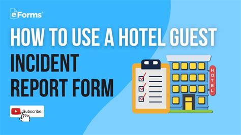 How To Use A Hotel Guest Incident Report Form YouTube