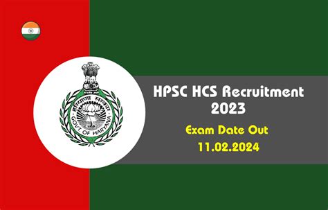 Hpsc Hcs Recruitment 2023 Exam Date And Online Form Notification Out Indiafastjobalert