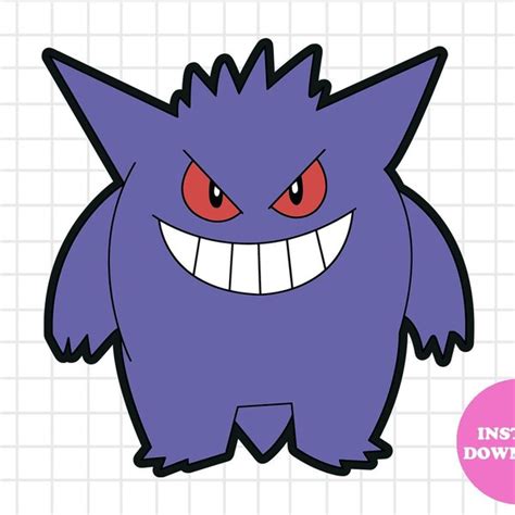 Gengar Svg Etsy