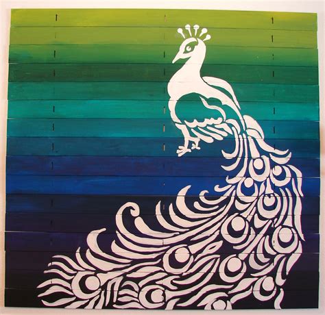 Peacock Painting Tutorial - So You Think You're Crafty