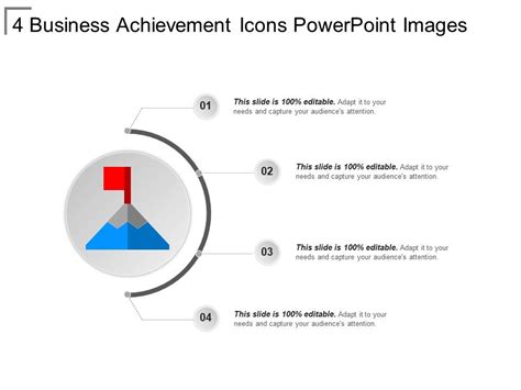 4 Business Achievement Icons Powerpoint Images | PowerPoint Design ...