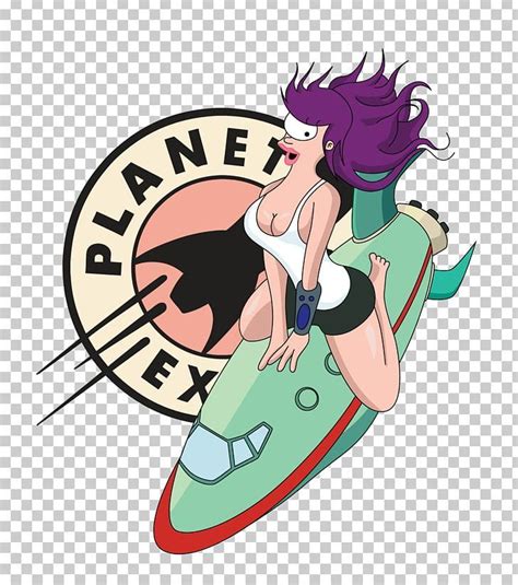 Planet Express Ship Leela Bender Philip J Fry Professor Farnsworth PNG