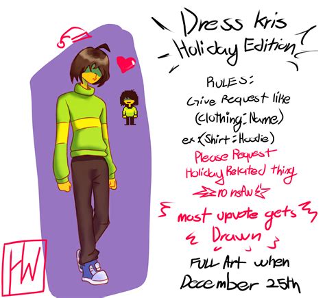 Dressup Kris Holiday Edition Rdeltarune