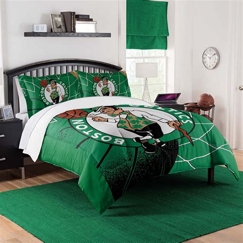 NBA Boston Celtics Officially Licensed Comforter Sham Set Full Queen