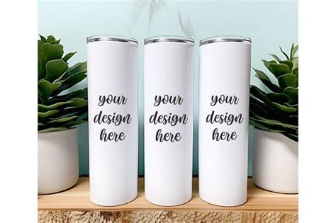 155 20oz Skinny Tumbler Mockup Bundle Designs & Graphics