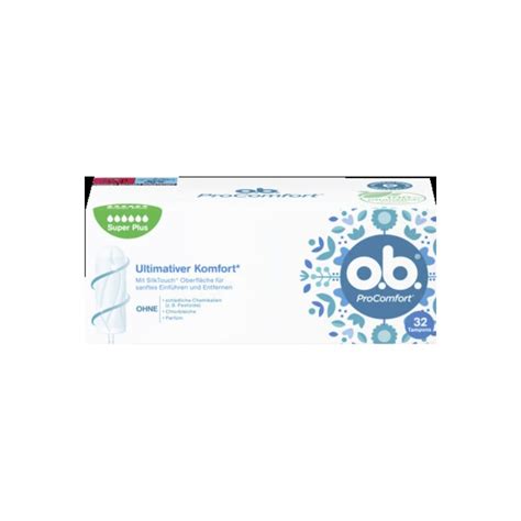 O B Tampons Pro Comfort Super Plus 32ST Lebensmittel Versand Eu L