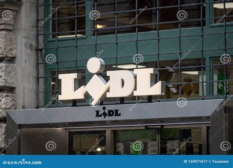 Lidl Company Logo at the Brand Store Facade Editorial Photography - Image of europe, logo: 159971677