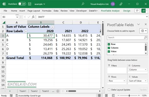 How To Consolidate Pivot Table From Multiple Worksheets Printable Timeline Templates