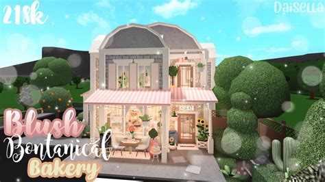 Blush Botanical Bakery Bloxburg Speedbuild Youtube