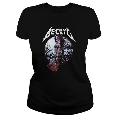 Black Metal Graphic Becky G Karol G Reggaeton Rapper Latin Trap Shirt