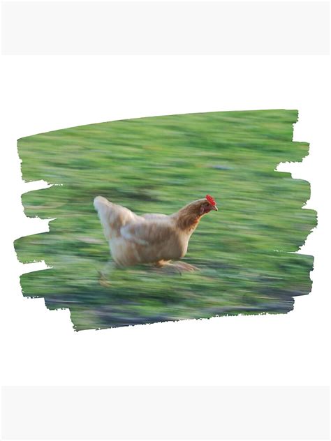 "Running Chicken Gtg Meme" Poster for Sale by mollyinministry | Redbubble