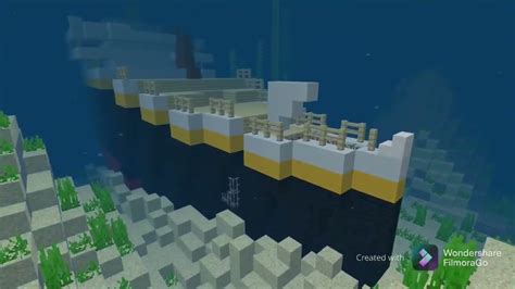 Minecraft Titanic Wreck Youtube