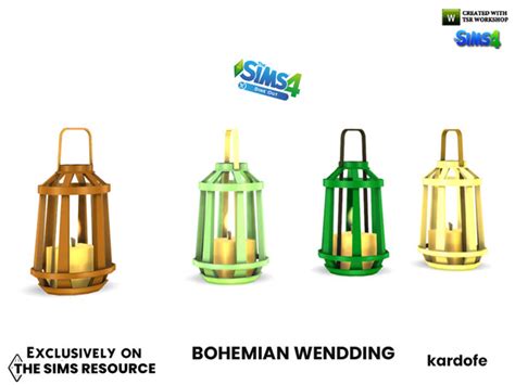 The Sims Resource Bohemian Wedding Lantern