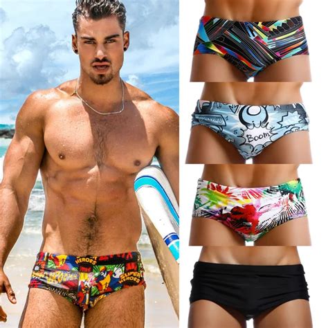 Taddlee Brand Pack Of Swimwear Men Swimsuits Swim Boxer Briefs Bikini