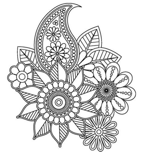 Mandalas De Flores Para Colorear E Imprimir Flores Imagenes 03E