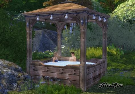 Relish A Relaxing Dip Incredible Hot Tub CC For The Sims