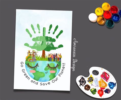 Go Green Paintings For Kids