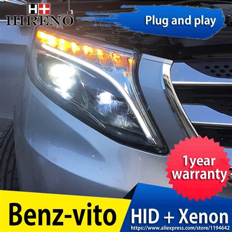 Hireno Headlamp For Mercedes Benz Vito Headlight Headlight