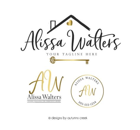 Real Estate Logo Design Real Estate Agent Realtor Logo Broker Etsy