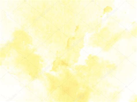 Yellow Watercolor Background Texture Stock Illustration By ©doozie