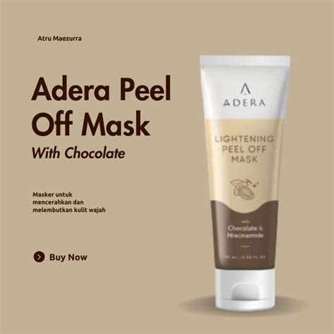 Jual Adera Mask Peel Off Mencerahkan Wajah Masker Di Seller Atu