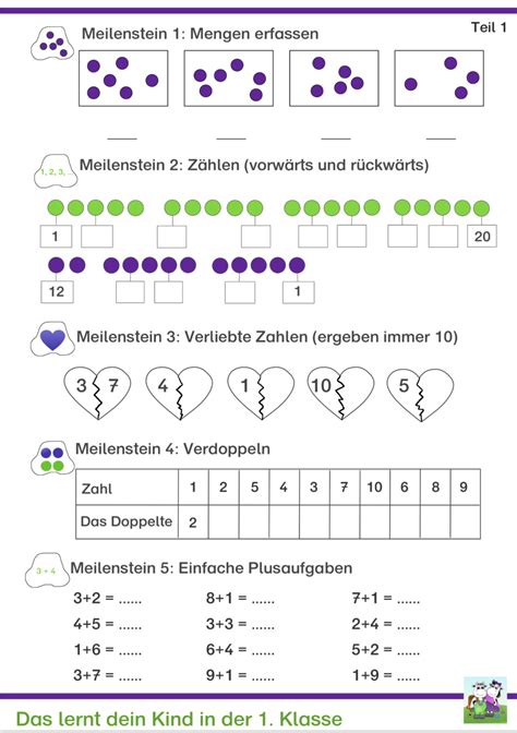 Kostenlose Arbeitsblätter Für Mathe Klasse 1 In 2020 Mit Mit